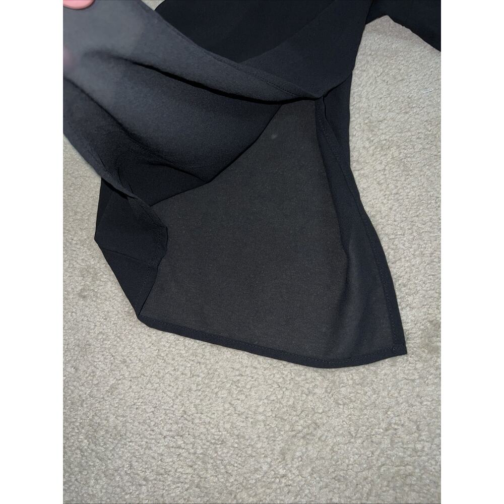 NWT White Fox Boutique Dessert Drifts Long Sleeve Top Black Medium Crop - Picture 7 of 8